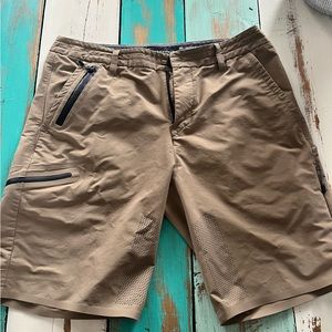 Rip curl hybrid shorts travel series, size 32, beige in colour